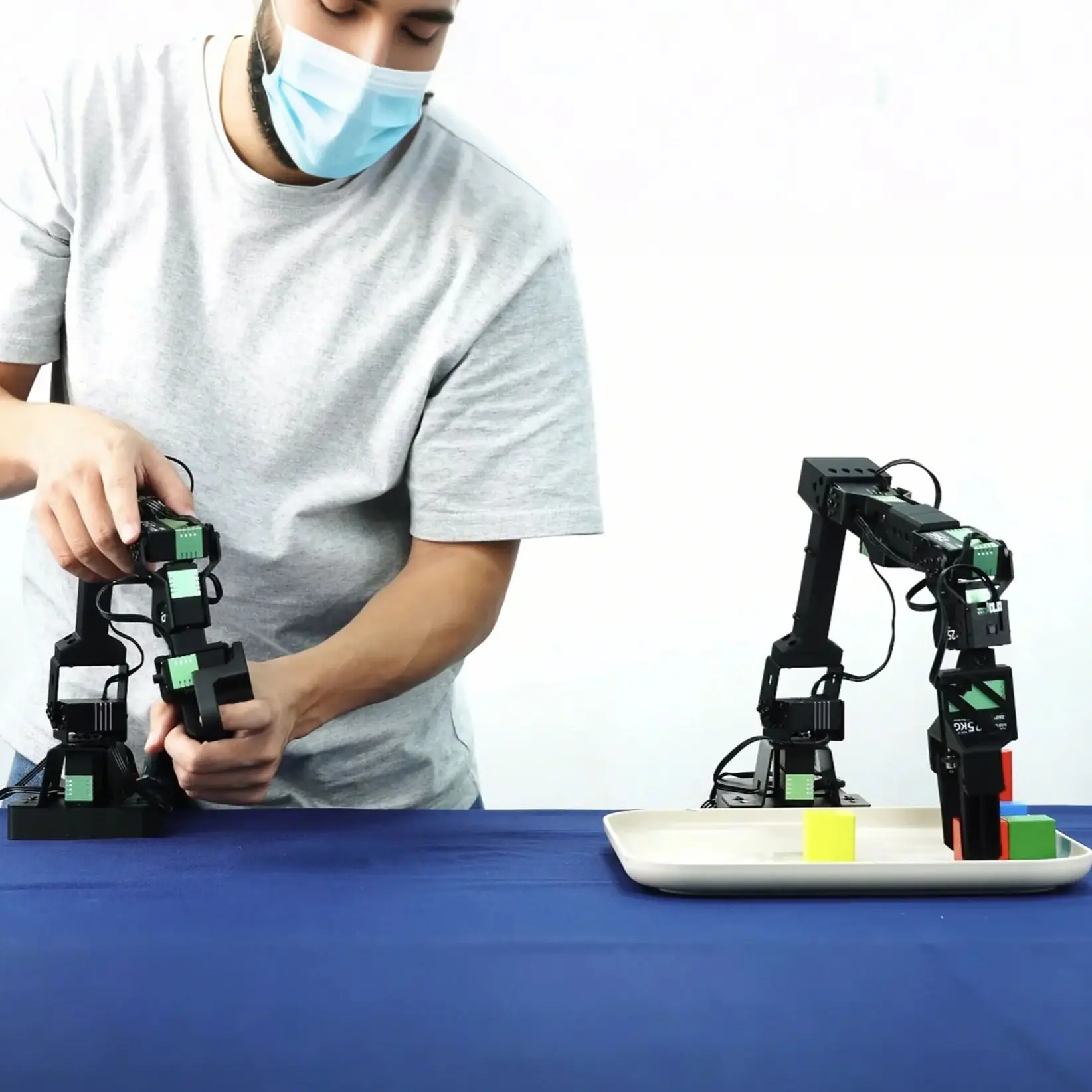 Hugging Face LeRobot & ROS2 Compatible Robotic Arm Kit Fashionstar Starai Arm Viola Violin Preassemble Servo-base 7DoF Robot Arm - imagen 3