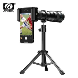Teleobjetivo APEXEL para móvil – Naturaleza y Conciertos