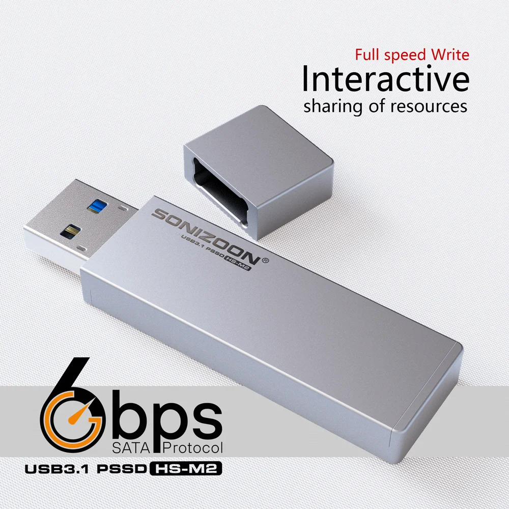 Unidad Flash USB de estado sólido portátil, Pen Drive externo de 6gbps, USB3.1, 32GB, 3,0, SLC, MSATA - imagen 5