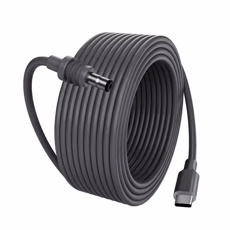 Cable de alimentación Starlink USB C a CC Cable de carga impermeable PD100W 20V 5,5x2,1mm tipo C a CC Cable de carga macho para Mini dispositivos - imagen 2
