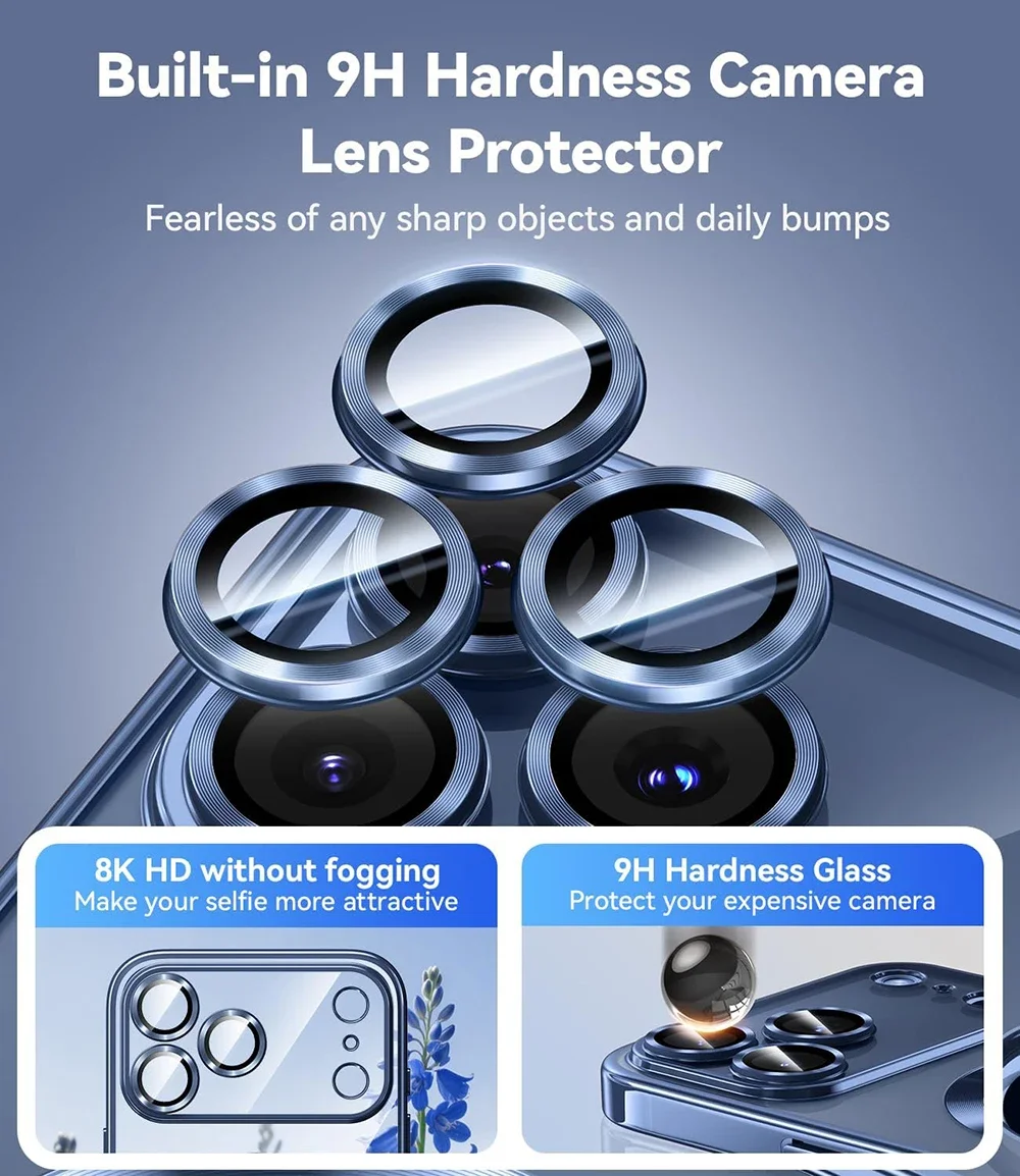 Funda suave de silicona transparente con revestimiento de lujo para iPhone 17 Air 16 15 14 13 12 11 Pro Max, funda de carga inalámbrica Magsafe magnética - imagen 2