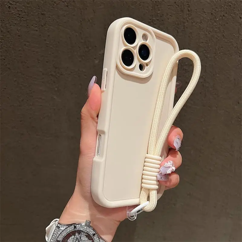 Funda de teléfono suave con cordón colorido de lujo para Samsung Galaxy S25 Ultra S23 S22 S21 Plus S24 FE A26 A36 A25 A16 A34 A54 - imagen 5