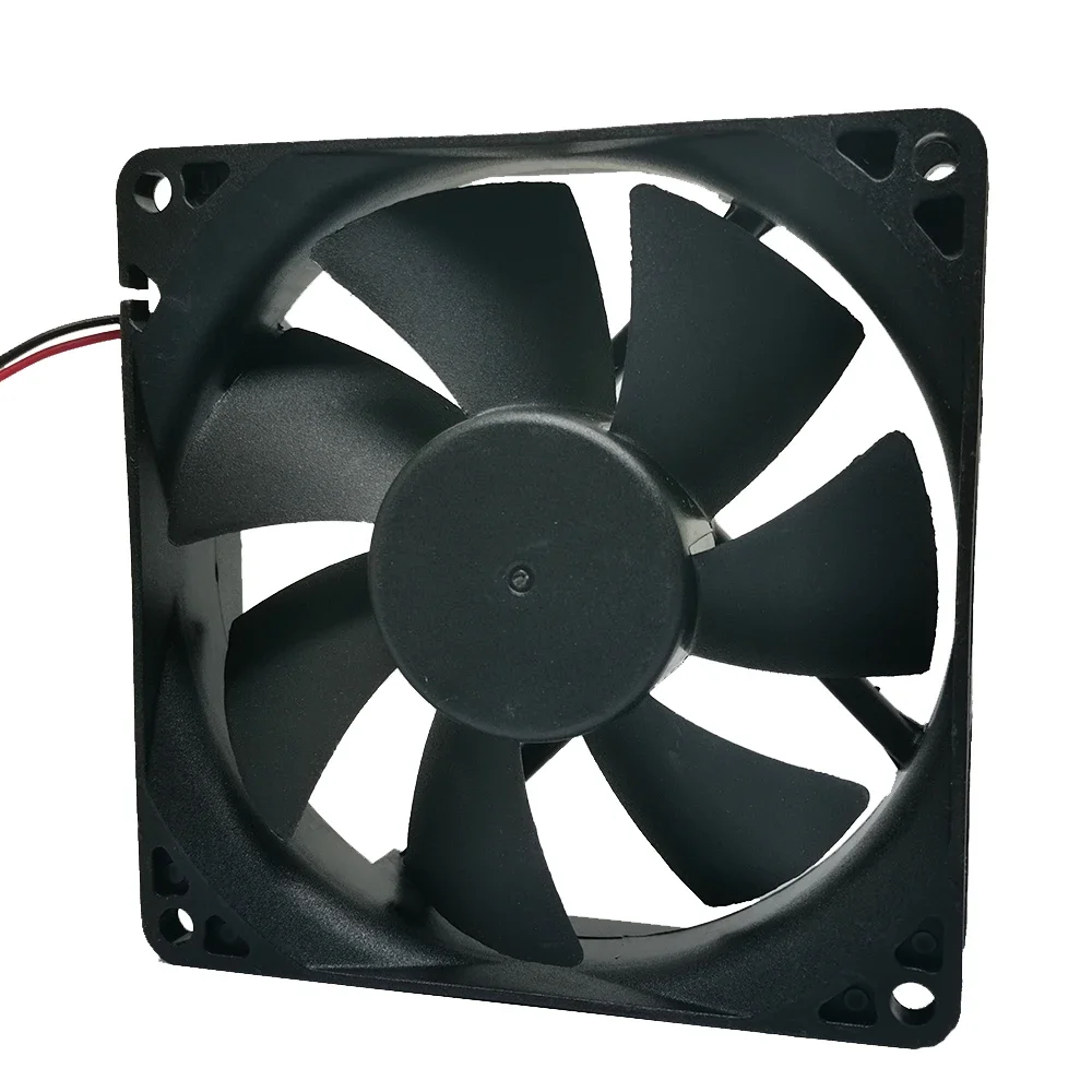 Nuevo para tx9025l12s DC 12V 0.16A 9cm 9025 ventilador de refrigeración 9cm 2 cables gabinete de vino refrigerador termostato gabinete de refrigeración - imagen 5