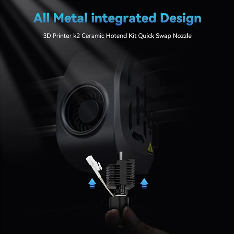 Top-para Creality K2 Plus Kit Hotend de repuesto bloque calefactor extremo caliente para pieza de repuesto de impresora 3D - imagen 5