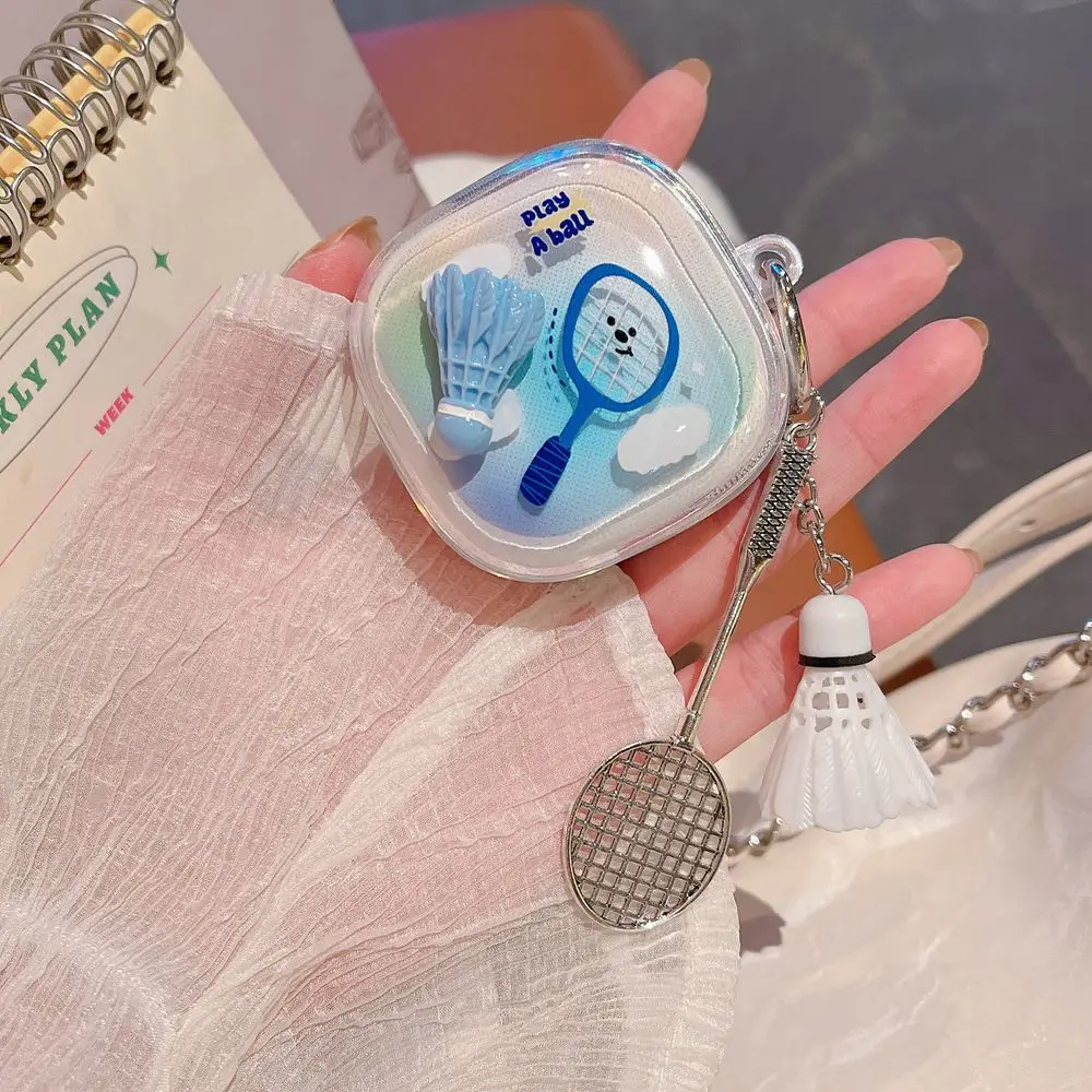 Funda para Redmi Buds 6 Play, funda suave para auriculares de dibujos animados, funda protectora para auriculares Bluetooth con llavero para Redmi Buds 6Play Box - imagen 3