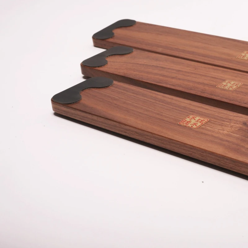 Almohadilla de palma para teclado de madera, alfombrilla antideslizante con esquinas redondeadas para teclado mecánico de 60-104 teclas, soporte de escritorio, 30/36/44cm - imagen 5