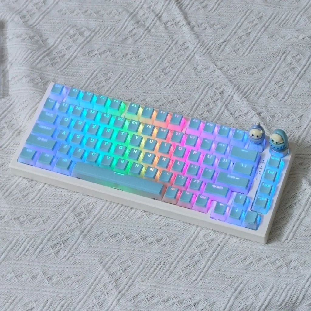 Teclas de pudín de alta calidad, teclas transparentes, teclados personalizados, altura OEM, 130 teclas - imagen 5