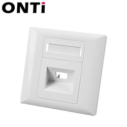 ONTi Placa de fibra óptica SC/LC/ST - Enchufe de pared tipo 86