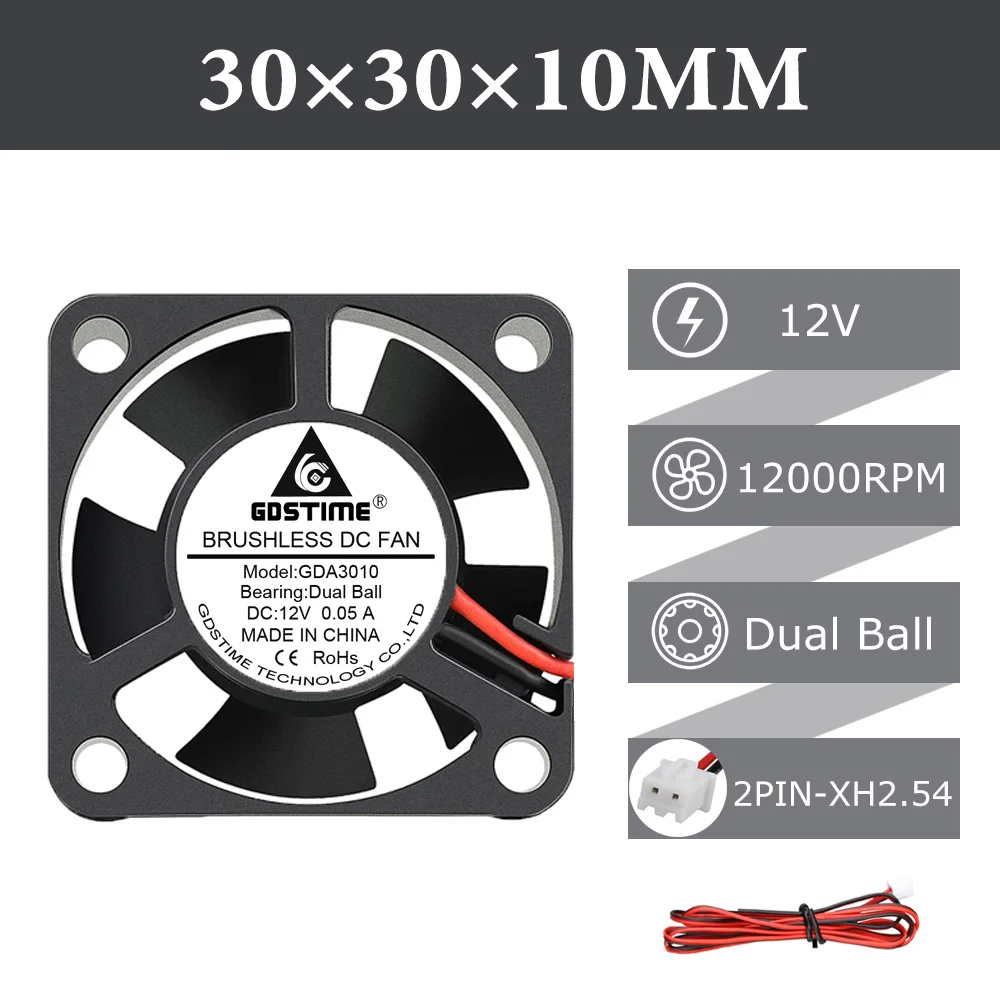12VDualBall2P2.54 1M