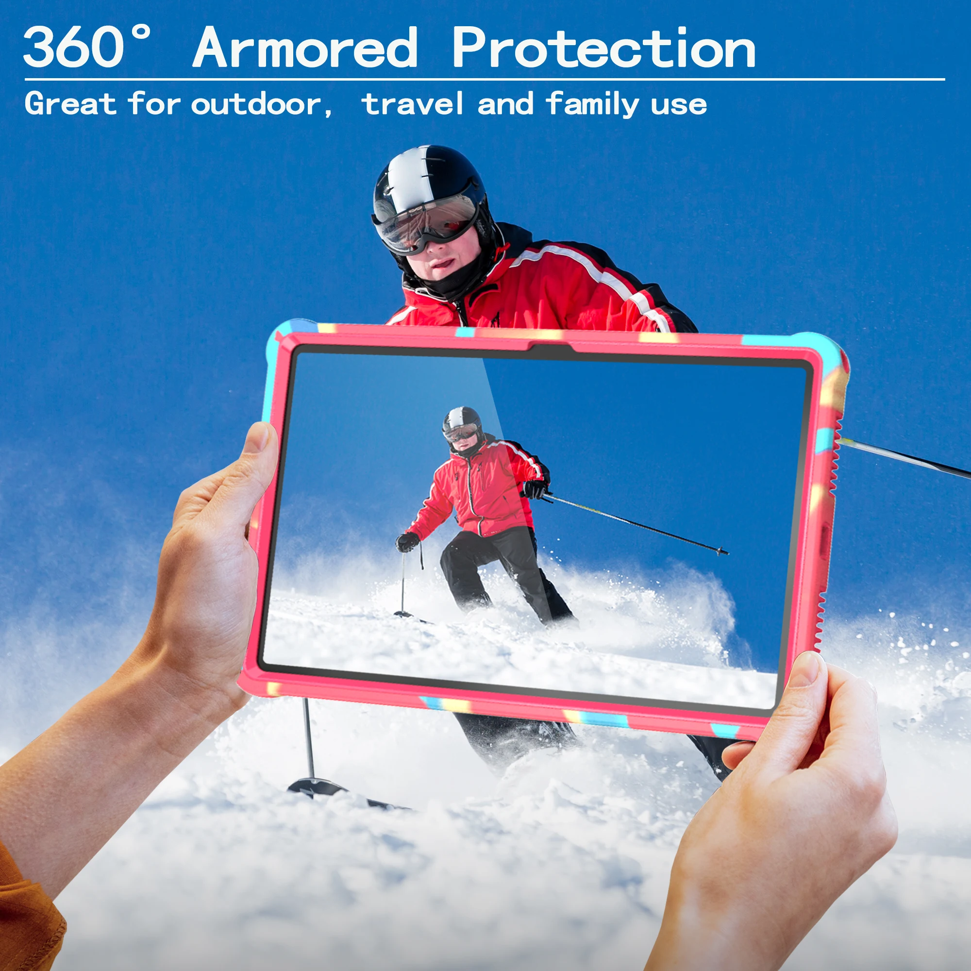 Funda híbrida para Lenovo Xiaoxin Pad 11 2025 2024 Idea Tab K11 Gen2 M11 TB335FC TB336FU TB330FU TB331FC cubierta con soporte incorporado - imagen 5