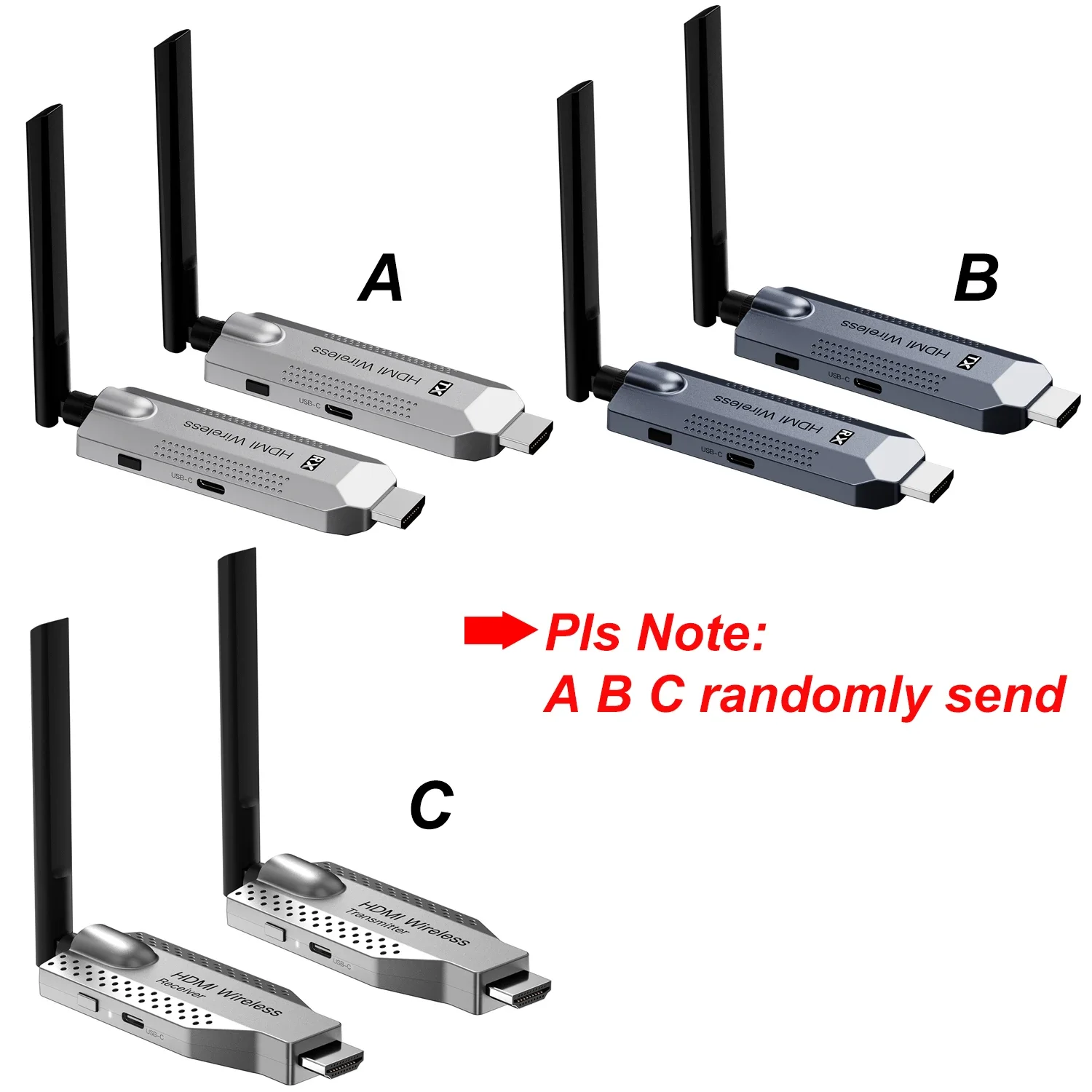 Extensor HDMI inalámbrico de 1080p y 50m, adaptador de transmisor y receptor de vídeo para DVD, portátil, PC, proyector de TV, No necesita Wifi y Bluetooth - imagen 4