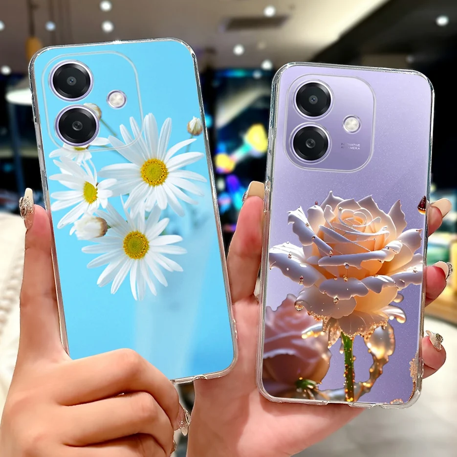 Para Oppo A3 A3x 4G funda Oppo A20 CPH2641 funda pintada de moda Popular funda de teléfono delgada suave para Oppo A3x A 3 OppoA3 OppoA3x bolsas - imagen 4