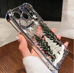 Funda Honor 400 Pro Transparente – Diseño Árbol de Navidad