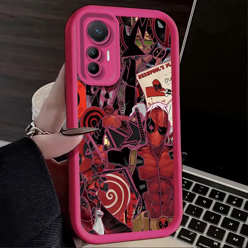 Funda Marvel Deadpool para Xiaomi 14T 13T 12T 11T 13 12 11 Lite 5G NE POCO X6 X5 F6 F5 F3 X4 GT X3 NFC M5S C65 M6 Pro TPU - imagen 4