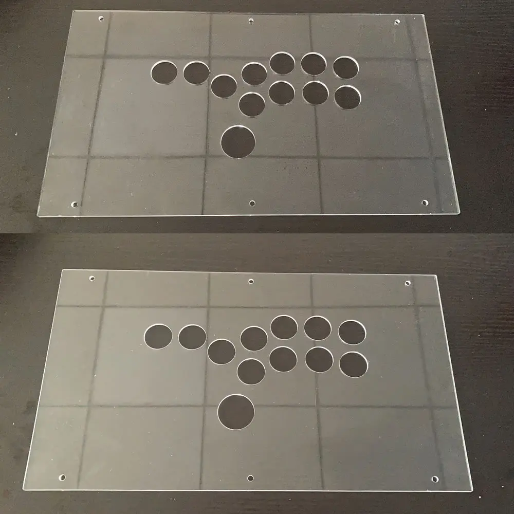 Panel de caja de fuego para RAC-J800B, controlador de juego de todos los botones, estilo Hitbox, Arcade