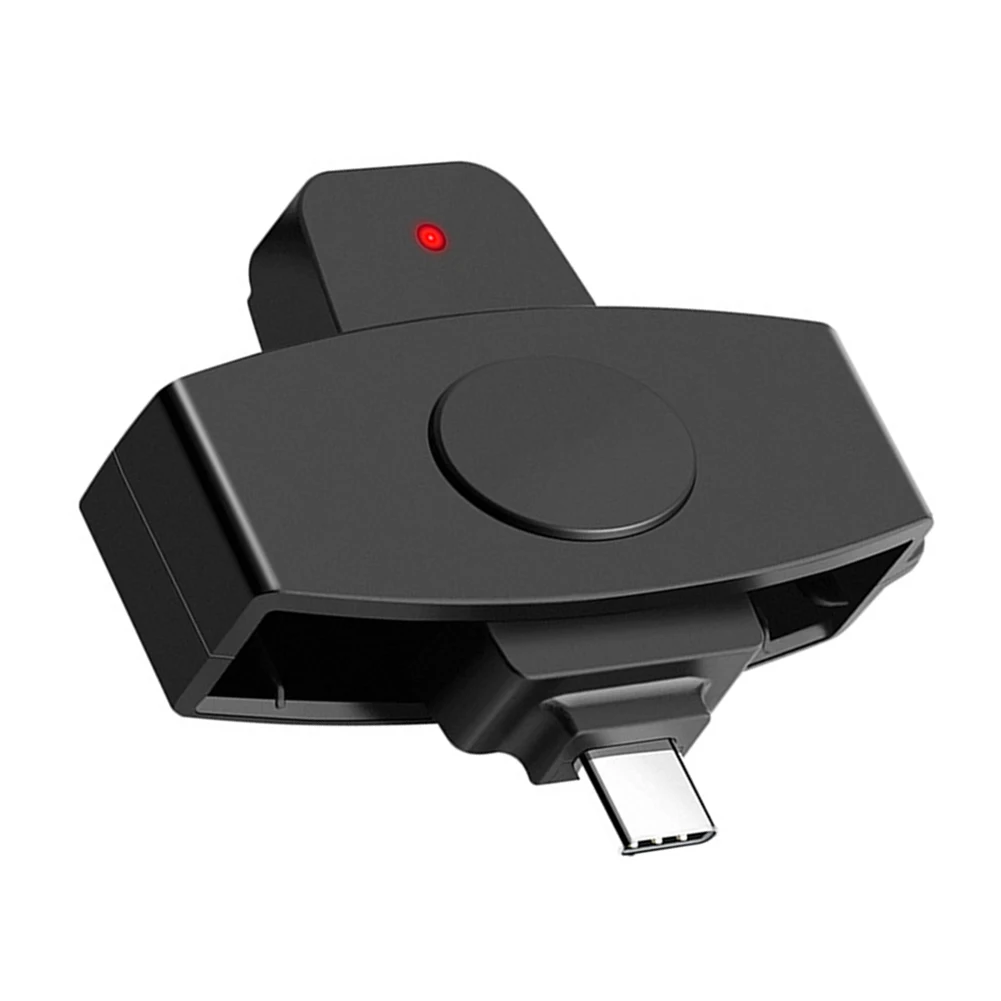 Lector de tarjetas inteligentes tipo C, Chip inteligente portátil, accesorios de declaración de impuestos bancarias, compatible con Windows, Mac y Android OS - imagen 2