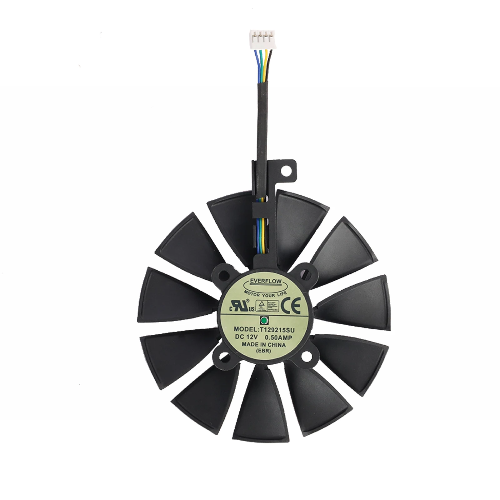 Ventilador de repuesto para tarjeta gráfica ASUS Dual Series GTX 1070, 1060, RX 480, 87MM, T129215SU, PLD09210S12HH - imagen 2