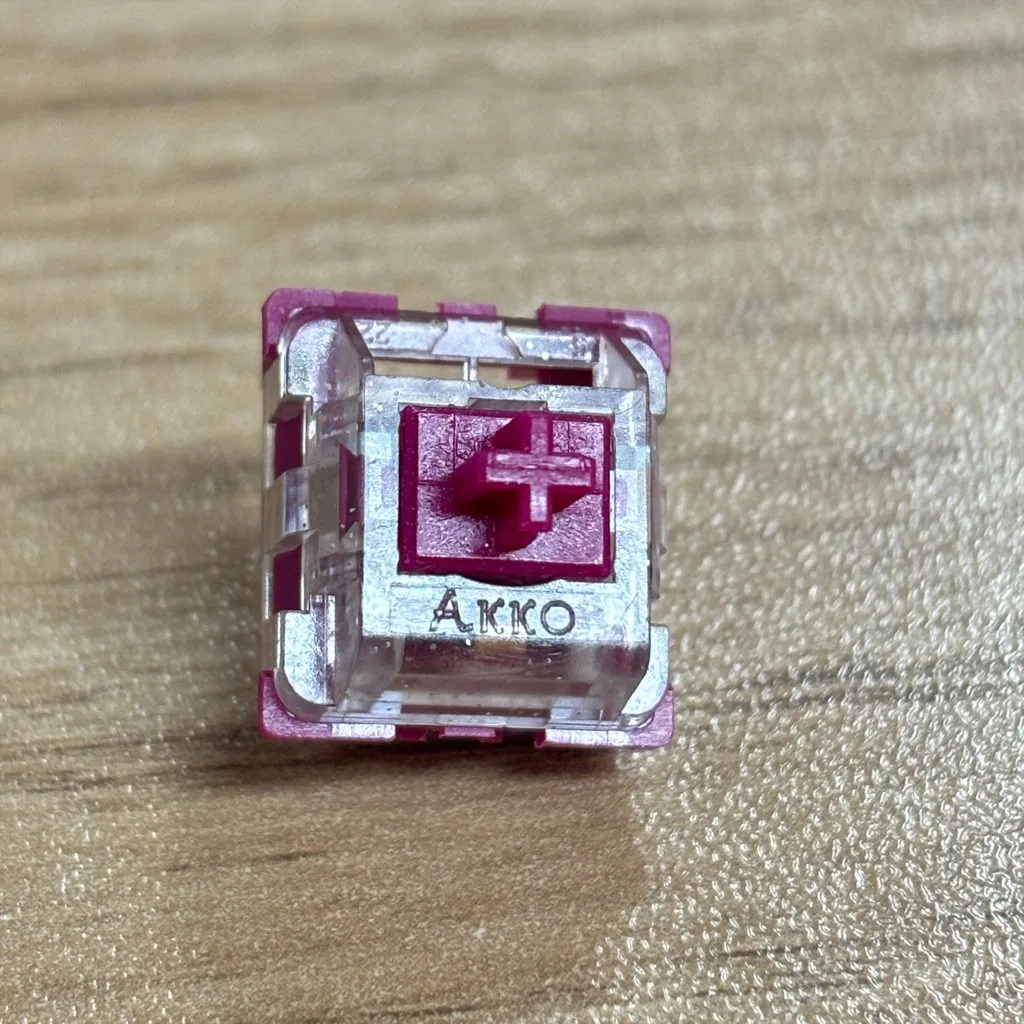 Interruptor rojo vino lineal 3 pines MX DIY intercambiable en caliente prelubado de fábrica para accesorios de teclado mecánico - imagen 3