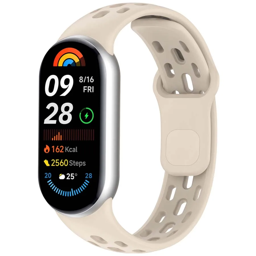Correa deportiva de silicona para Xiaomi Mi Band 10, Correa de repuesto para Mi Band 8 9 10, accesorio de pulsera para reloj inteligente - imagen 2