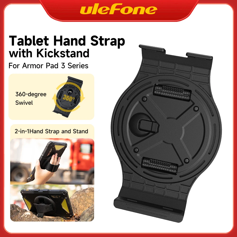 Correa de mano para tableta Ulefone con soporte, 360 °   Giratorio, para Armor Pad 3 Pro para Armor Pad 4 Ultra