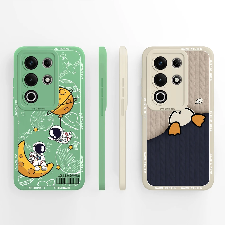 Para itel S25 Ultra funda patrones creativos cubierta de silicona líquida suave para itel S 25 Ultra Fundas parachoques ligero de alta calidad - imagen 3