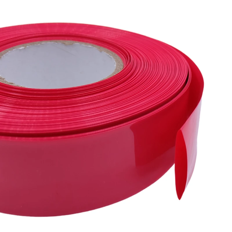 Tubo termorretráctil de PVC de 2/10M, 30mm ~ 80mm, funda retráctil, funda de Cable, funda de batería de litio 18650, envoltura de película de protección - imagen 4