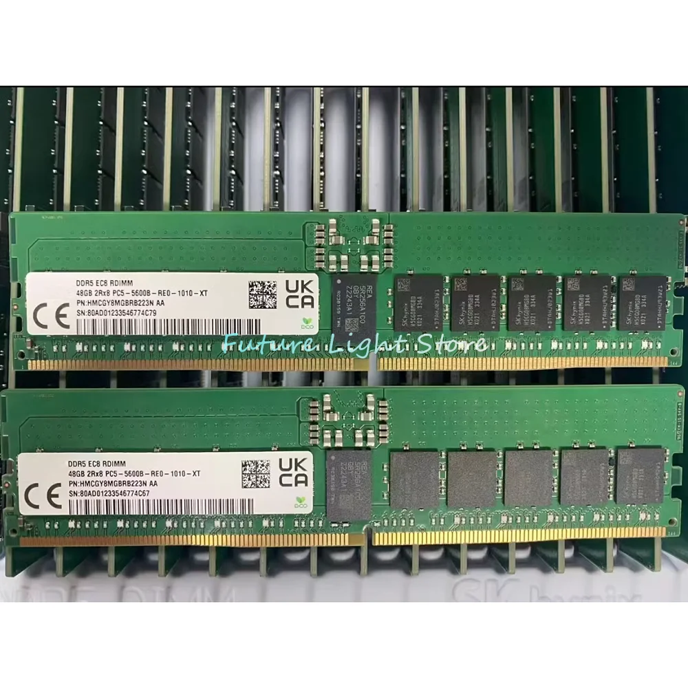 1 Uds HMCGY8MGBRB223N RAM para SK Hynix 48G 2Rx8 5600RECC 5600 48GB de memoria de servidor - imagen 3