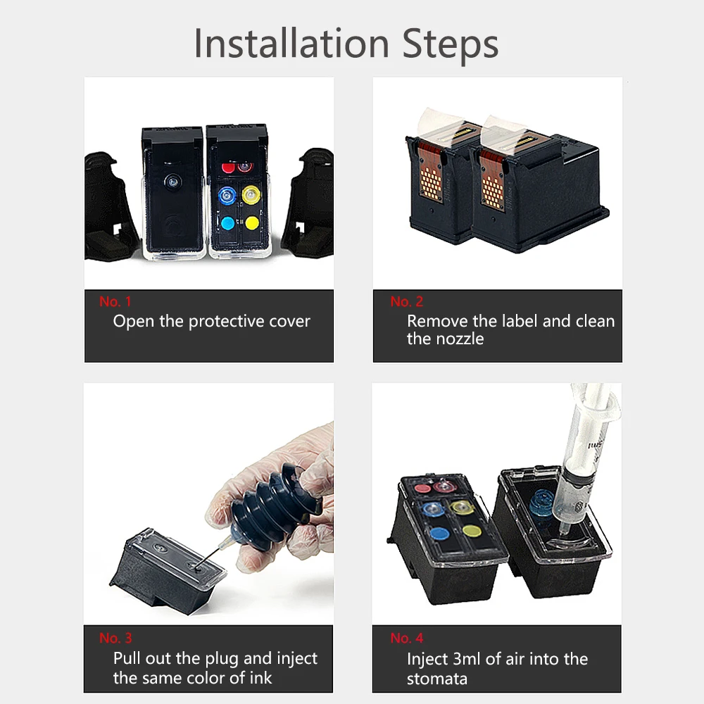 Cartucho de tinta recargable pg 440 cl 441 para impresora Canon, PG-440, Pixma, MG3640, TS5140, 4280, MX438, 518, 378, MX438 - imagen 3