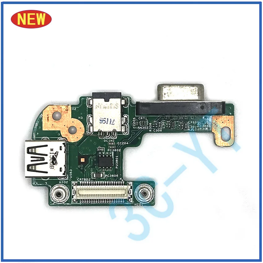 Placa de alimentación de CC para portátil Dell Inspiron N5110, V3550, VGA, USB, pequeña, 10808, 1 unidad - imagen 2