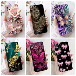 Para Realme C11 2021 funda RealmeC11 RMX2185 nueva funda pintada de lujo funda de teléfono suave y delgada para Realme C20 C 11 RealmeC11 2021 bolsas