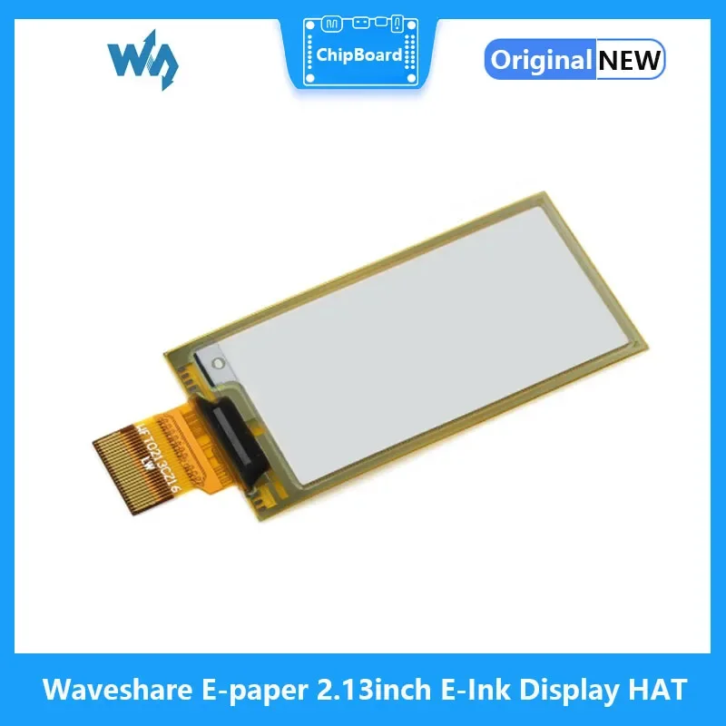 Waveshare-Papel electrónico Flexible, sombrero con pantalla de tinta electrónica de 2,13 pulgadas para Raspberry Pi Zero/Zero W/Zero WH/2B/3B/3B + interfaz SPI negra/blanca - imagen 5