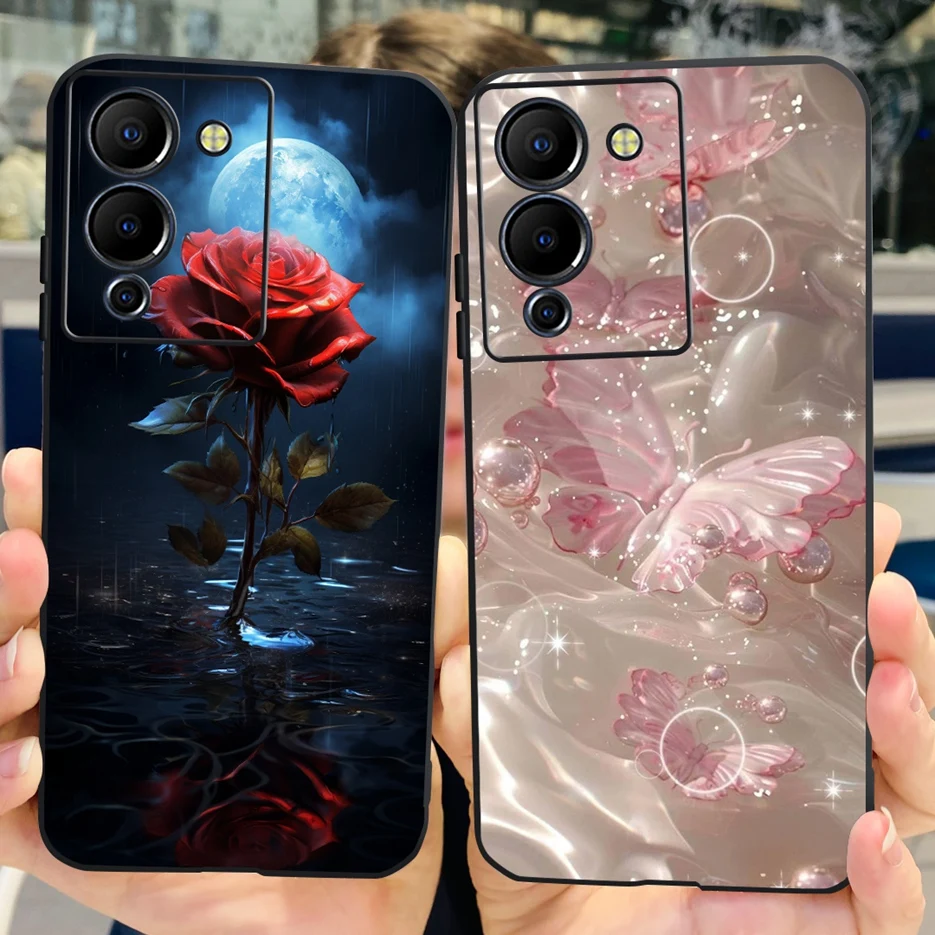 Funda de teléfono a prueba de golpes para Infinix Note 12, G96, X670, nueva moda pintada, bolsas suaves - imagen 5