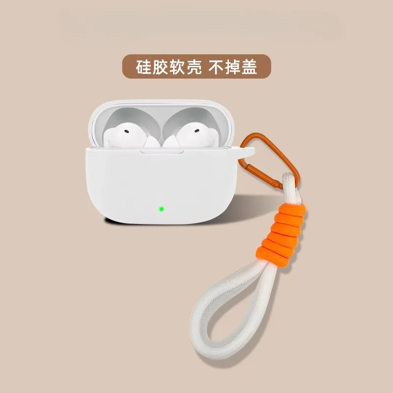 Para Realme Buds T200 Lite funda de silicona suave cordón colgante Realme Buds T200 Lite funda protectora a prueba de golpes - imagen 2
