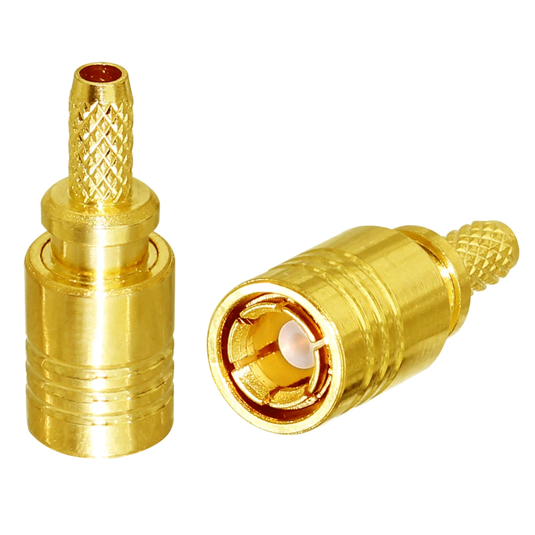 1 pieza nuevo conector hembra SMB conector coaxial RF engarzado para Cable RG316 RG174 LMR100 recto chapado en oro al por mayor - imagen 3