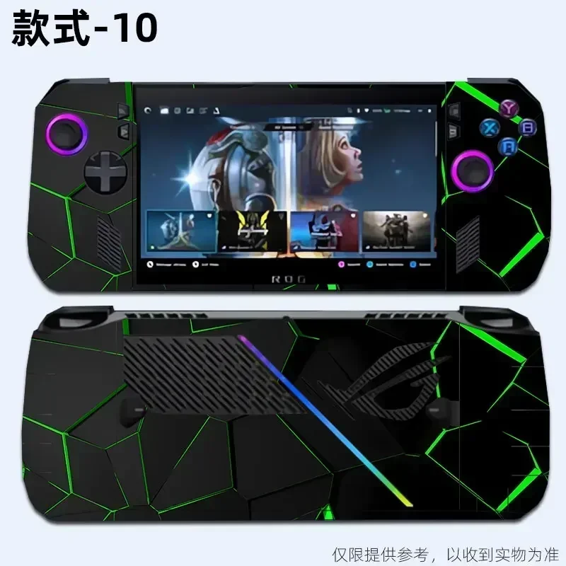 Calcomanías protectoras de piel para consola Asus Rog Ally X, funda para Rog Ally X, película protectora de mano, accesorios para juegos - imagen 3