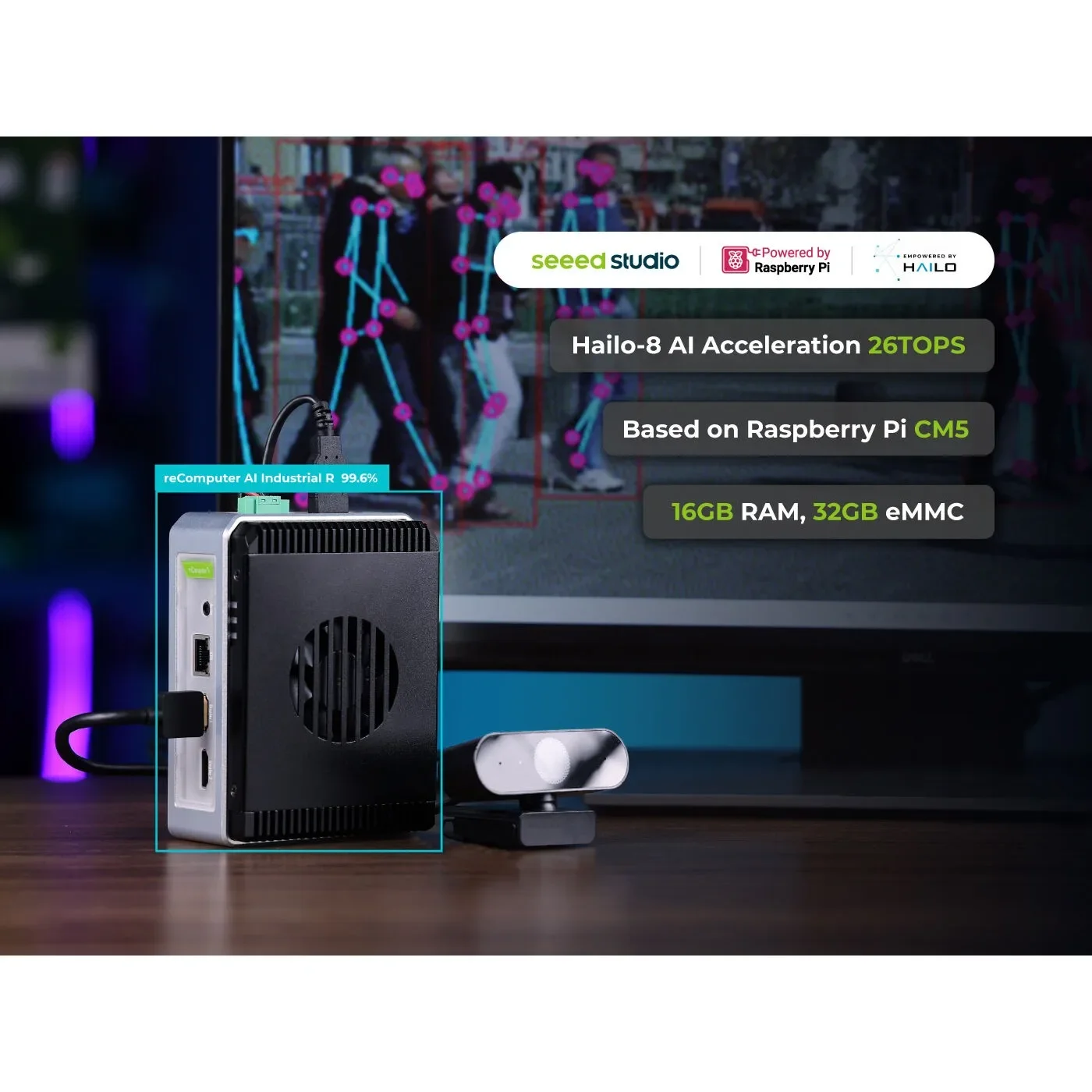 ReComputadora AI Industrial R2135-12 La caja AI Raspberry Pi más potente al mundo nueva - imagen 3