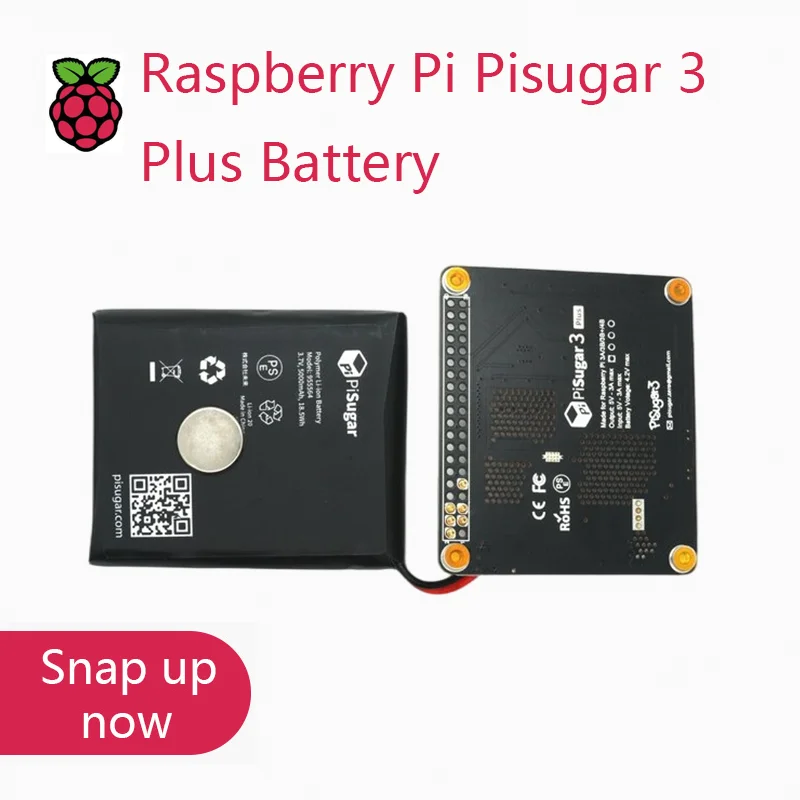 Pisugar 3 Plus batería para Raspberry Pi 3B 3B + 4B