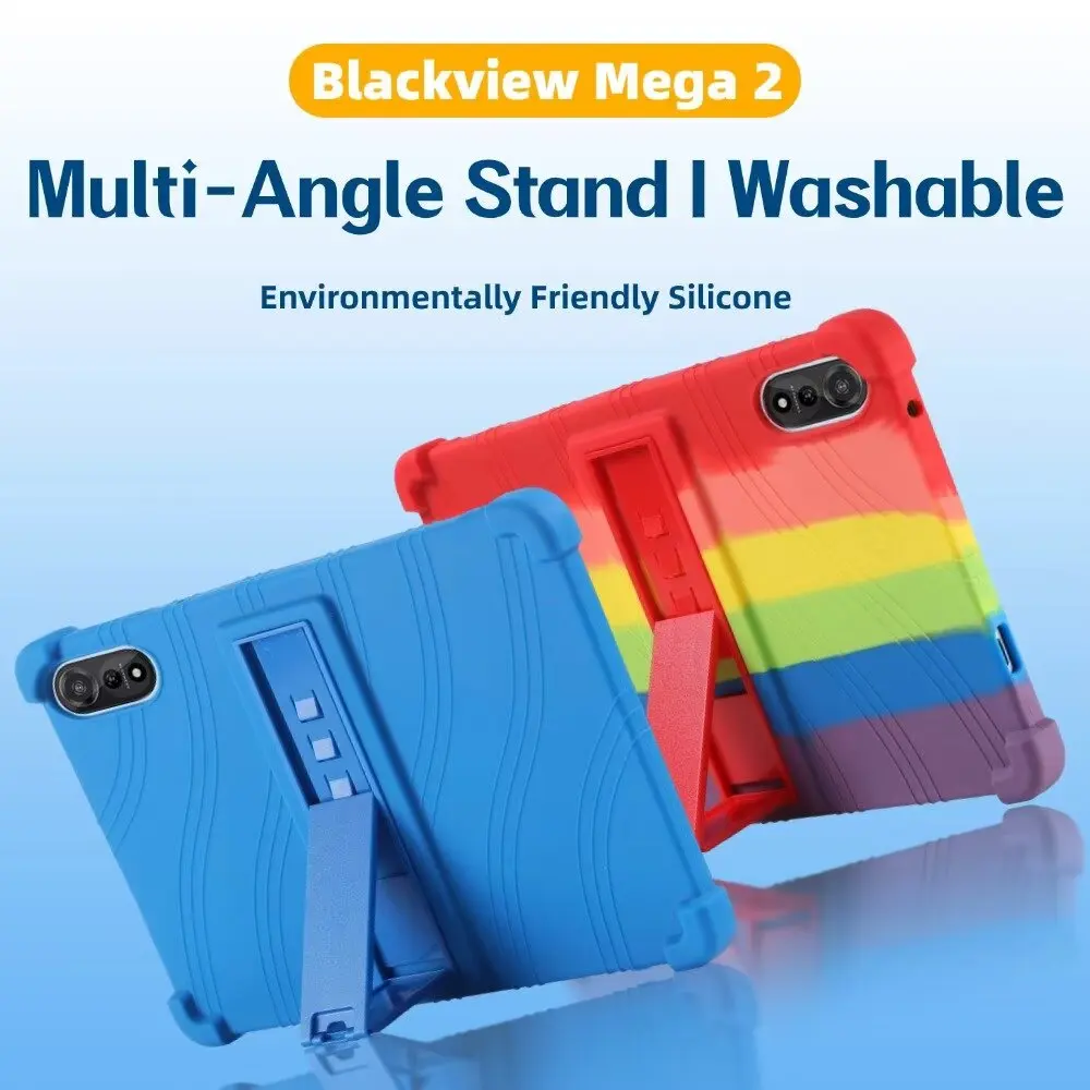 Para Blackview Mega2 Mega 2 funda para tableta 12 pulgadas 2024 silicona suave cuerpo completo a prueba de golpes soporte carcasa protectora - imagen 4