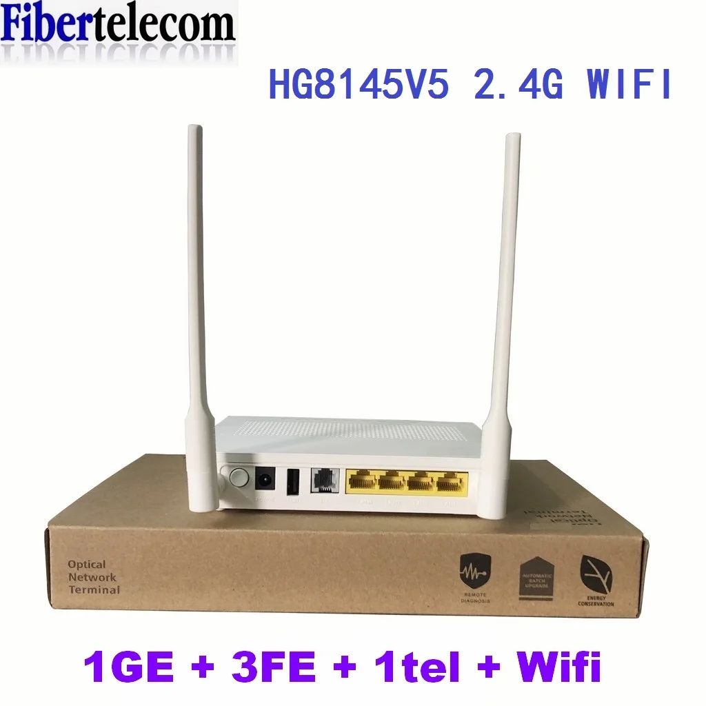 Enrutador de módem HG8145V5 EPON ONU GPON ONU XPON 5V5, Puerto azul, Firmware en inglés con WIFI, nuevo - imagen 2