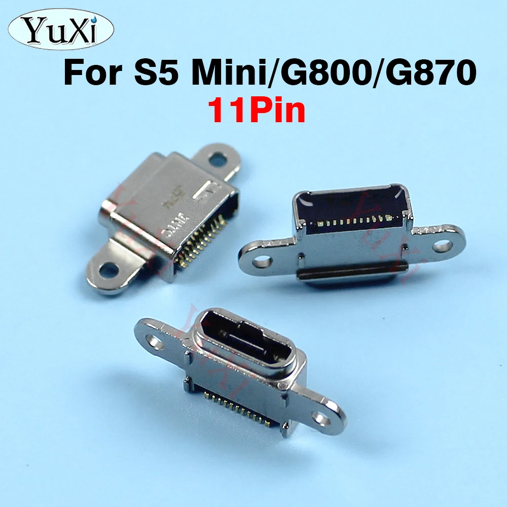 Conector de carga Micro USB, Conector de 11 Pines, puerto de enchufe para Samsung S5 mini G800 G800F G800H, piezas de reparación, 5 unidades - imagen 5
