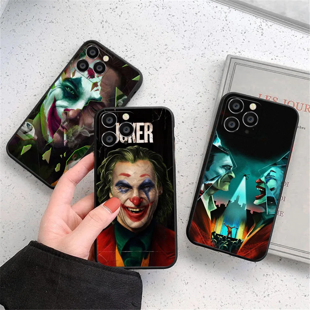 BY-46 Joker Smoking Funda blanda para iPhone XR 5 5S 6 6S 7 8 SE 15 16 Plus Pro Max - imagen 3