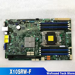 Placa base de servidor para procesador Supermicro Xeon E5-2600/E5-1600 v4/v3 LGA 2011 X10SRW-F trabajo perfecto