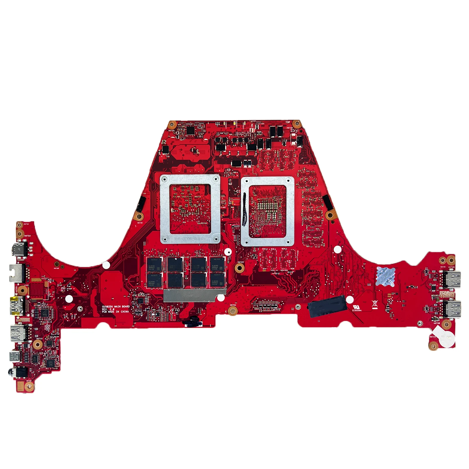 Para ASUS placa base de alto rendimiento GU502DU placa base para ordenador portátil GA502 GU502D GA502DU CPU R5 R7 8GB 16GB RAM GTX1660 100% probado - imagen 3