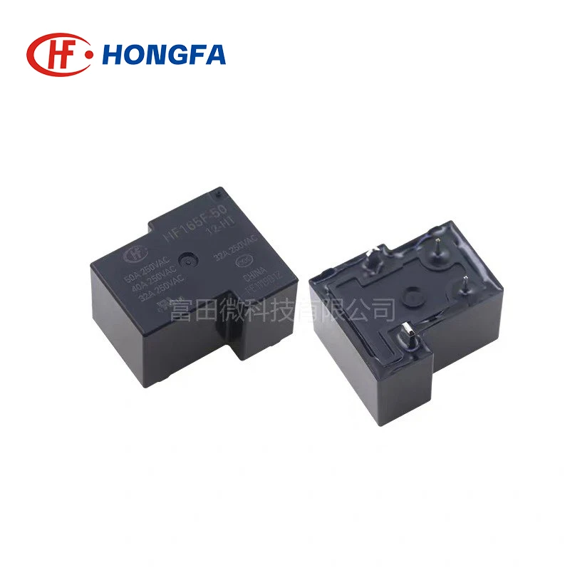 1 Uds HONGFA serie T90 relé HF165F-50/5/12/24/48-HT 4Pin 50A relé de potencia para sistemas de Control eléctrico 5V 12V 24V 48V - imagen 4