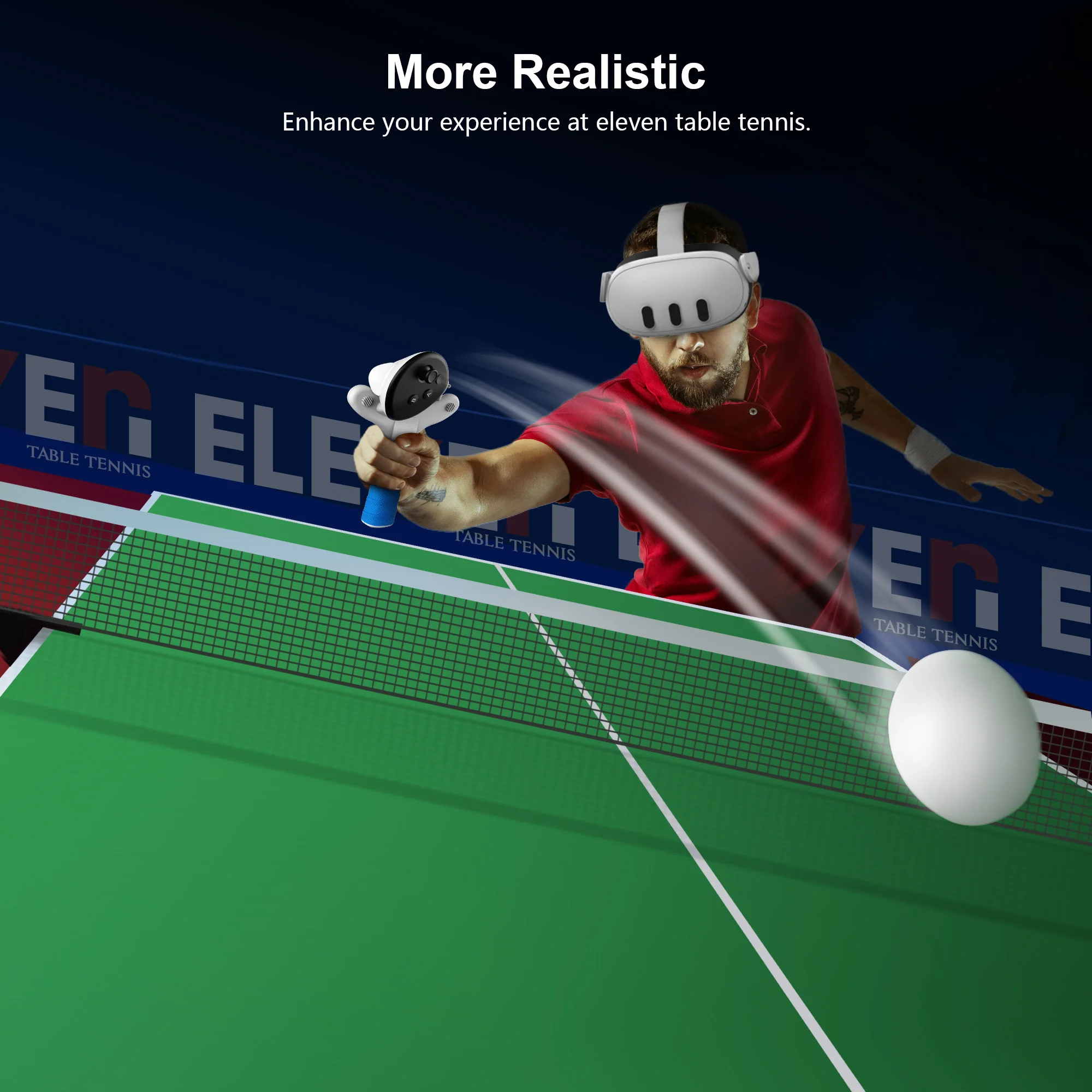AMVR Empuñadura paleta tenis de mesa VR para Meta Quest 3 - imagen 3