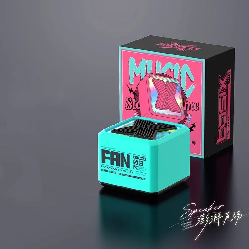 Abyss Mirror-altavoces inalámbricos con Bluetooth, sonido envolvente panorámico 360, Mini altavoz de escritorio portátil para exteriores, regalo para niños y niñas - imagen 5