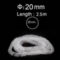 20mm White  2.5m