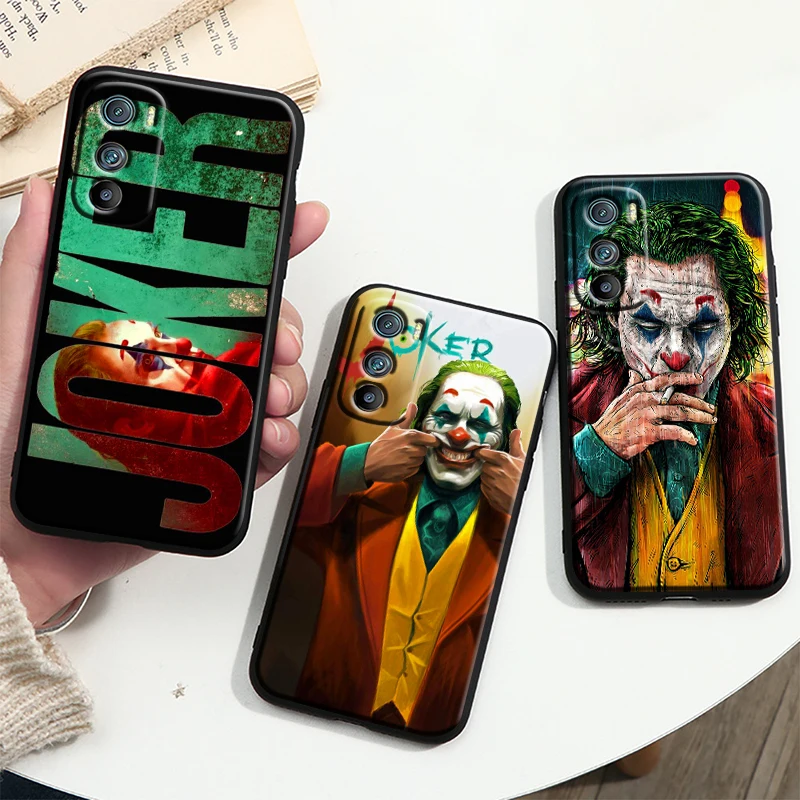 The Joker-póster de película de silicona Tpu, cubierta negra para OPPO A98, A96, A94, A74, A72, A57S, A55, A53S, A15S, A16K, A5, 2019