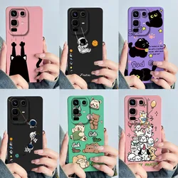Funda de silicona Infinix Note 50s 5G – Astronauta y cámara