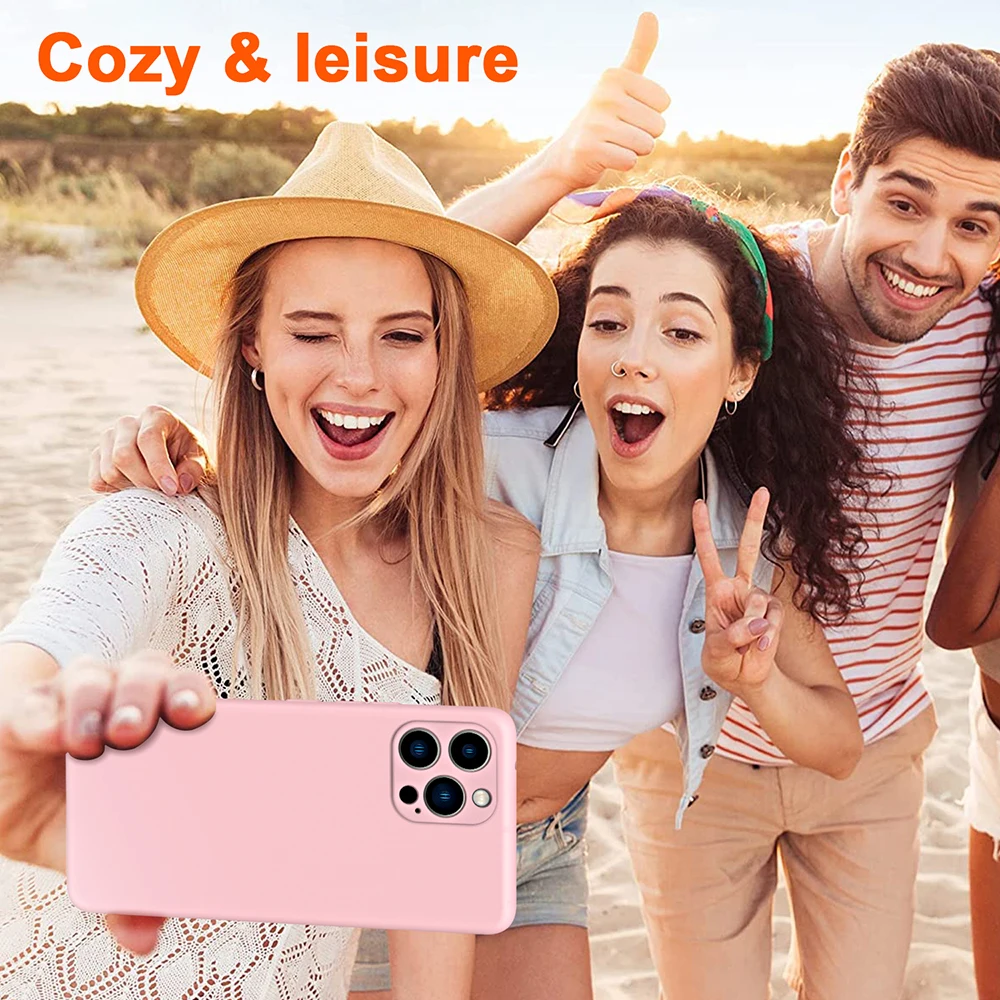 Funda de silicona líquida de lujo para iPhone 15 Pro Max, funda suave de franela construida para teléfono iPhone 14 13 12 11 Pro Max XS XR 8 7 Plus - imagen 4